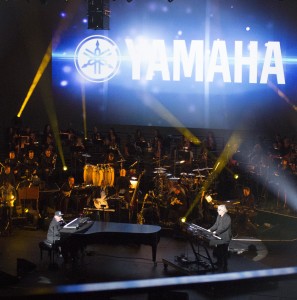 Toto on stage at the Yamaha NAMM 2015 concert